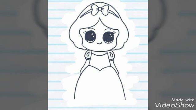 Как рисовать диснеевских принцесс в виде чиби смотреть онлайн