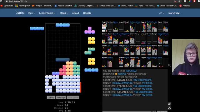 pro tetris plays смотреть онлайн