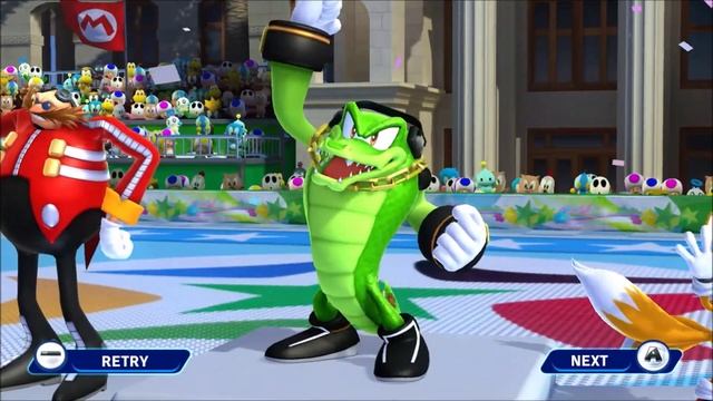 Mario & Sonic at the Sochi 2014 Olympic Winter Games - Winter Sports Champion Race (All Characters) смотреть онлайн