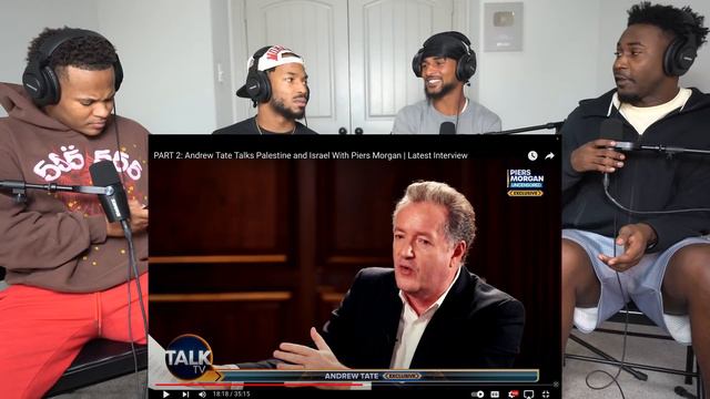 Andrew Tate Talks Palestine and Israel With Piers Morgan смотреть онлайн