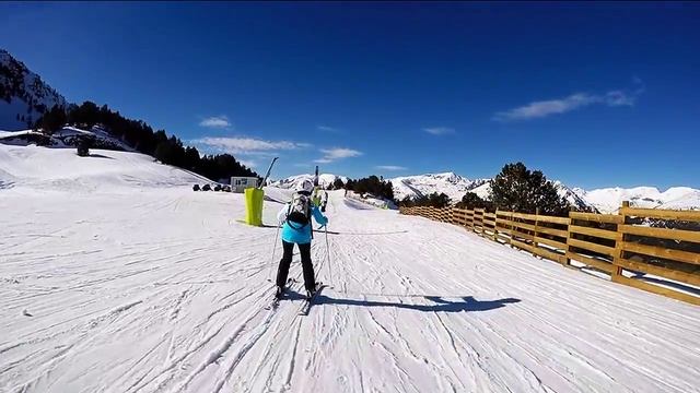 Andorra El Tarter Skiing Jan 2016 смотреть онлайн