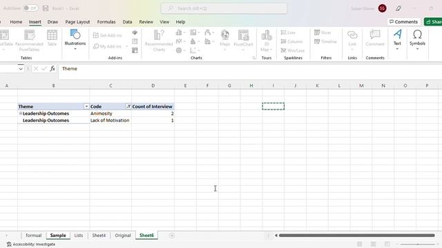 Qualitative Research Pivot Tables смотреть онлайн