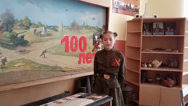 Боженко Анастасия 13 лет, "Маленькой дочери (стихи фронтовика)" С. Феоктистов смотреть онлайн