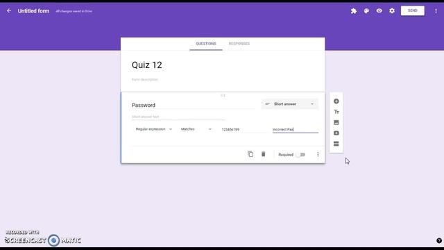Creating a Password for a Google Form смотреть онлайн