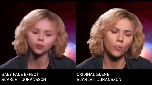 SCARLETT JOHANSSON ( BABY FACE EFFECT ) смотреть онлайн