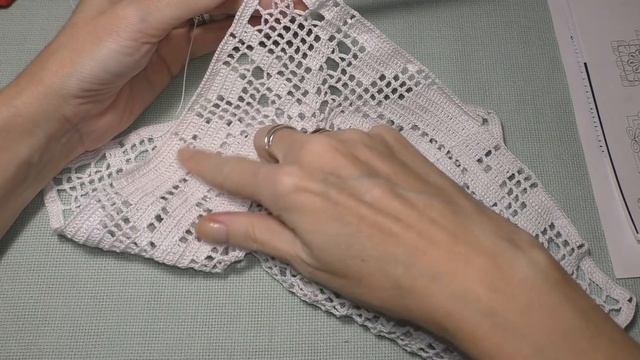 Салфетка #9 "Новогодняя сказка". 5 часть МК 24-27 ряд смотреть онлайн