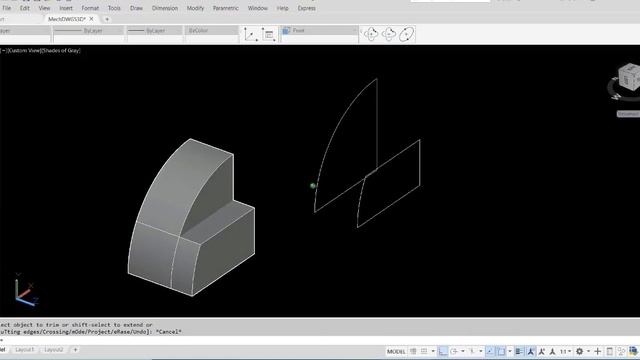 3D DWG Tutorial || AutoCAD Tutorial смотреть онлайн