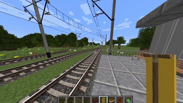 Работаю дежурным по переезду в майнкрафт №2 ВСТРЕТИЛ ПАРОВОЗ! смотреть онлайн