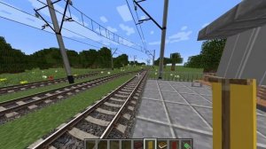 Работаю дежурным по переезду в майнкрафт №2 ВСТРЕТИЛ ПАРОВОЗ!