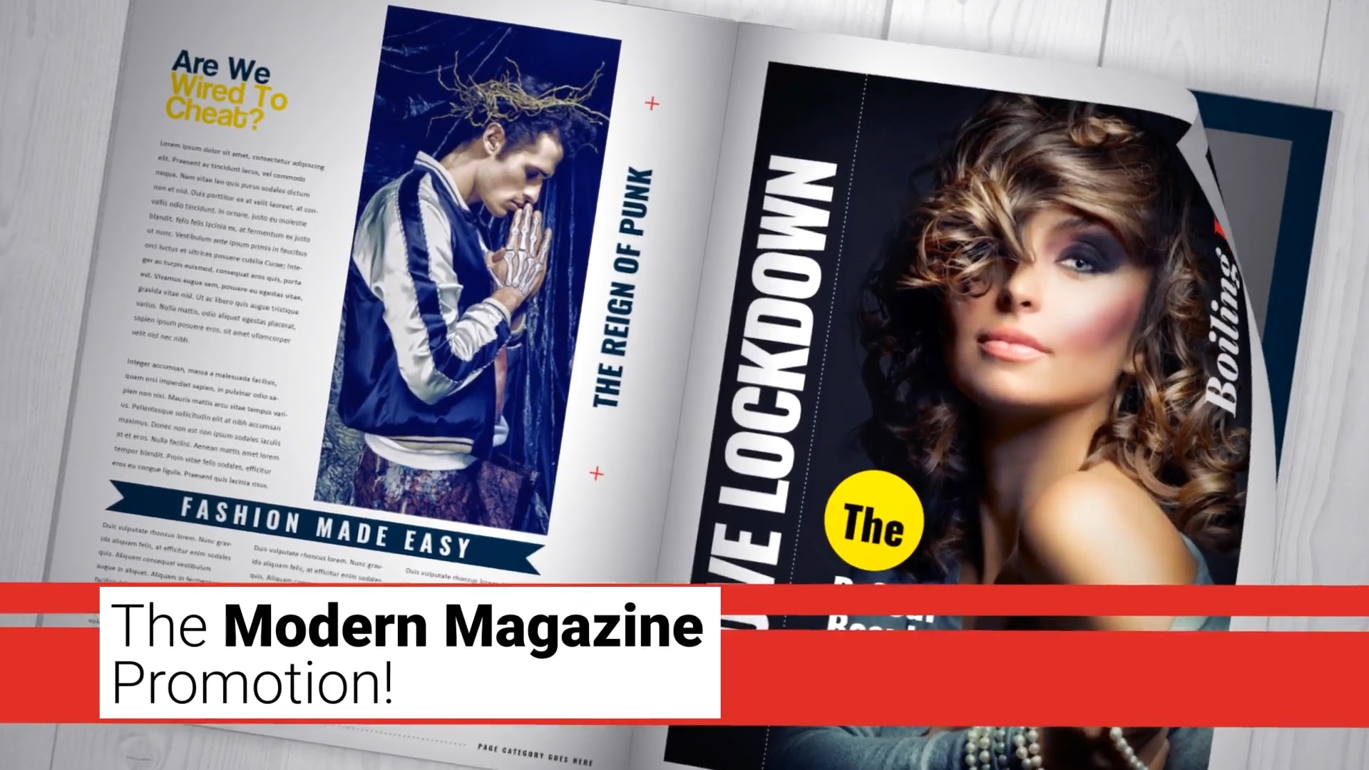 Презентация модного журнала After Effects Modern Magazine Promotion Mockup смотреть онлайн