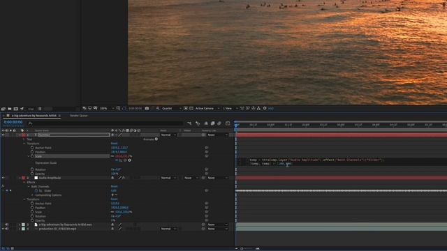 How to Make Text or Objects REACT to MUSIC or AUDIO | Adobe After Effects Tutorial смотреть онлайн