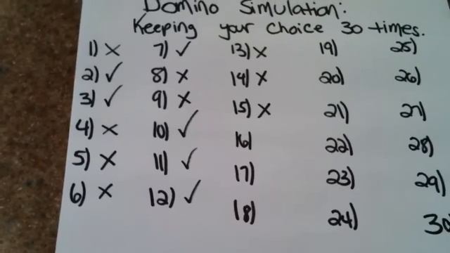 Monty Hall Problem: Domino Simulation (Keeping Original Answers) смотреть онлайн