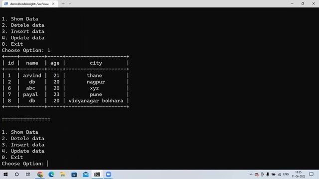Python MySQL CRUD App смотреть онлайн