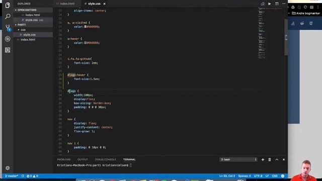 Creating a website | S1E31 | CSS transition + hover смотреть онлайн