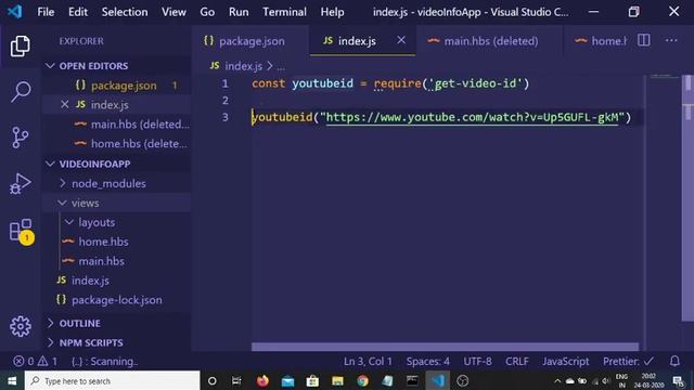 How to Extract Video Id from Youtube Video URL in Node.js Full Example смотреть онлайн