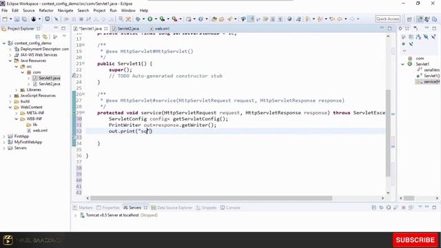 2.5 ServletConfig, ServletContext смотреть онлайн