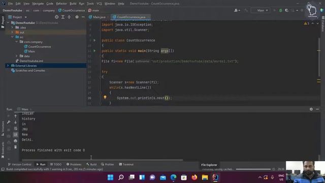 How to Remove special Characters from Each Word in a File in Java Program | IntelliJ IDEA 2021.3 смотреть онлайн