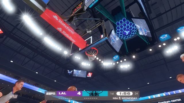 NBA 2K23 REALISTIC RESHADE 2.0 Download link | Lakers vs Hornetts 1stq Gameplay смотреть онлайн