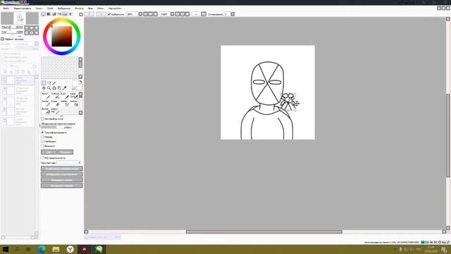 Как нарисовать аватарку в Paint tool sai смотреть онлайн