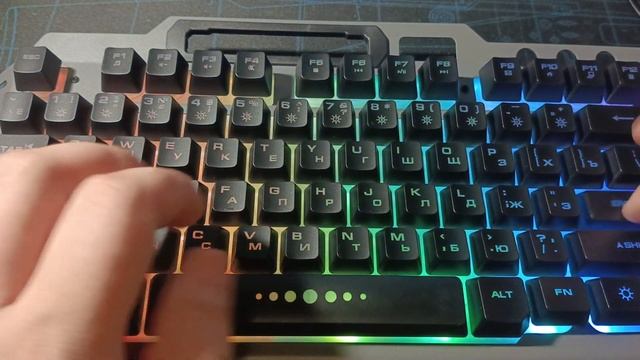 Обзор проводной игровой клавиатуры GMNG 720GK c RGB подсветкой смотреть онлайн