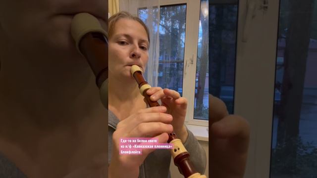 Где-то на белом свете (Песенка про медведей) из к/ф Кавказская пленница | блокфлейта смотреть онлайн