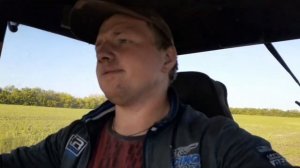 Работа ротационной бороной  на тракторе мтз 1221