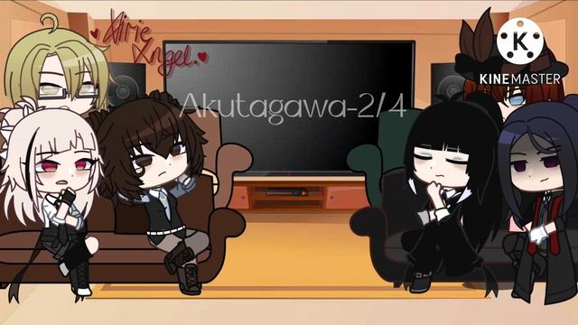 Bsd Genderbends react to the original and soukoku|Gacha club|part 1 смотреть онлайн
