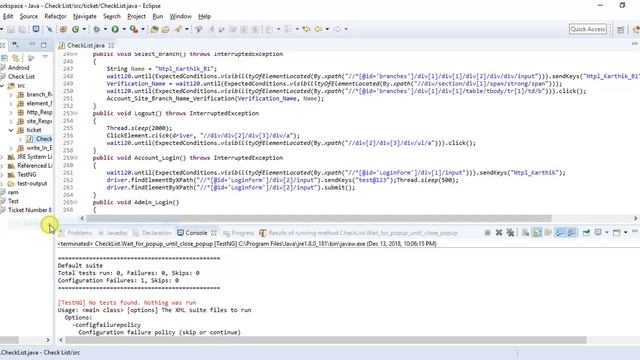 [Solved] TestNG No tests found Nothing was run смотреть онлайн