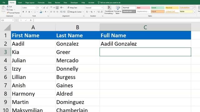 How to Concatenate (or Combine) Data in Microsoft Excel (CONCAT Function) смотреть онлайн