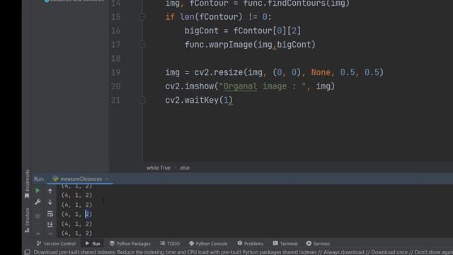 Measuring distances using openCV | arabic | python | AI смотреть онлайн