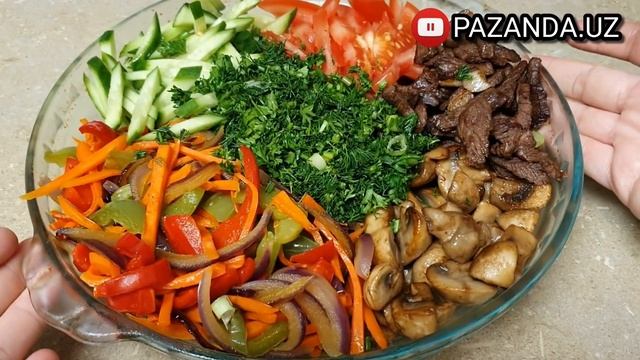 ТОП 6 САЛАТЫ БЕЗ МАЙОНЕЗА‼️6 хил Тез ва Осон Салатлар! СРОЧНО СОХРАНИТЕ?? смотреть онлайн