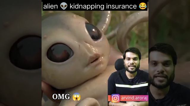 alien👽 kidnapping insurance 😀policy..#a2sir #arvindarora #short смотреть онлайн