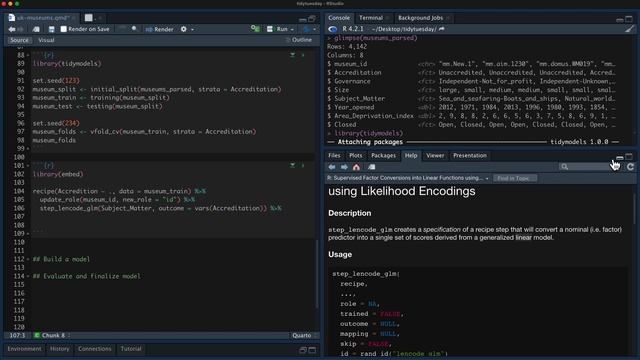 How to handle high cardinality predictors for data on museums in the UK смотреть онлайн