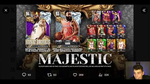 DIAMOND JAMES HARDEN COLLECTION REWARD DROPPING FRIDAY IN NBA 2K24 MyTEAM! NEW MAJESTIC CARDS! смотреть онлайн