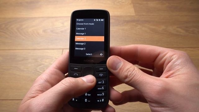 Nokia 215 4G - Setup Or Change Ringtone / Message notification Sound & Volume. смотреть онлайн