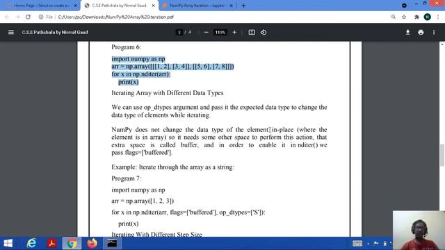 Introduction to NumPy (Tutorial 11): NumPy Array Iteration смотреть онлайн