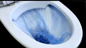 Каскадный смыв унитаза-моноблока EvaGold