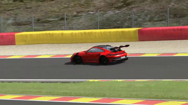 Assetto Corsa - Porsche 992 GT3 RS 2023 on Spa 2022. смотреть онлайн