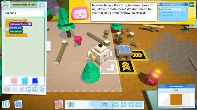 🤖 Autonauts - Robot scripting and coding ai game смотреть онлайн
