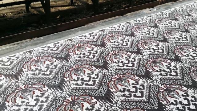 Proses Sablon Batik Manual