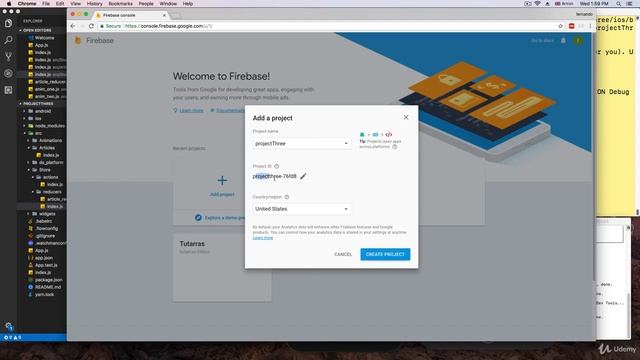 React Native : Setting Up Firebase смотреть онлайн