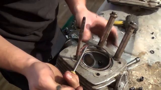 Частичный ремонт двигателя мотоцикла Днепр мт: Часть 1 (No comments) motorcycle Dnepr MT смотреть онлайн