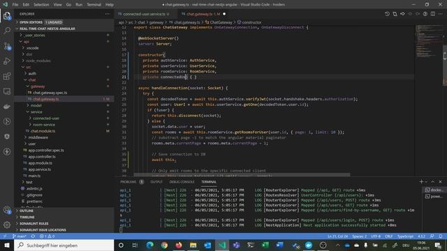 NestJS: Inform all users of a new Created Room with Socket.io | Realtime Chat App | 12/17 смотреть онлайн