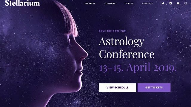 Stellarium – Horoscope and Astrology WordPress Theme | Themeforest Templates смотреть онлайн