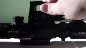 Amazon Tactical Riflescopes Optics 3-9x32 EG 4 IN 1 Combo Rifle Scopes