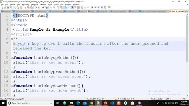 JavaScript/JQuery/TypeScript tutorial || Demo - 4 || by Mr. Ramesh On 16-04-2020 @7AM смотреть онлайн