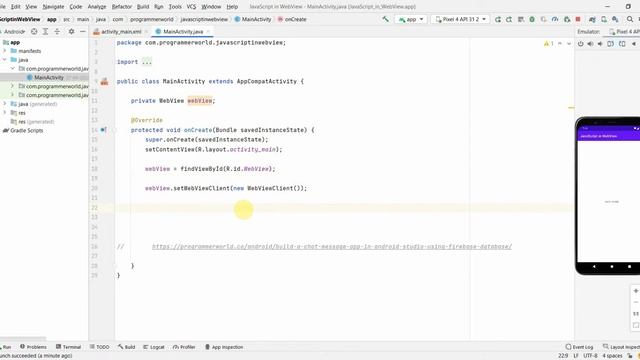 Solve "enable JavaScript if it is disabled in your browser" error in WebView of your Android App. смотреть онлайн