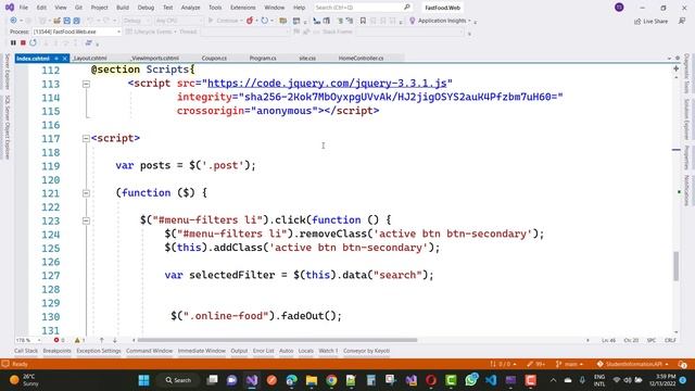 Filter Data Using jQuery in ASP.NET CORE смотреть онлайн