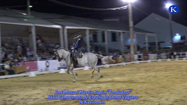 Jose M. Martin Japon Bondadoso  XLVI Campeonato De España De Doma Vaquera Carmona 2017
