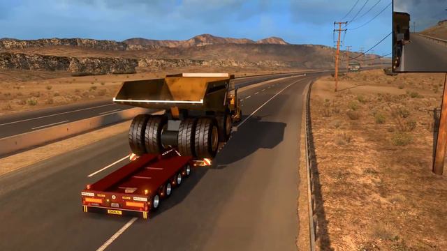 American Truck Simulator: Oversize Load - 82 ton CAT 257 M Mining Truck смотреть онлайн